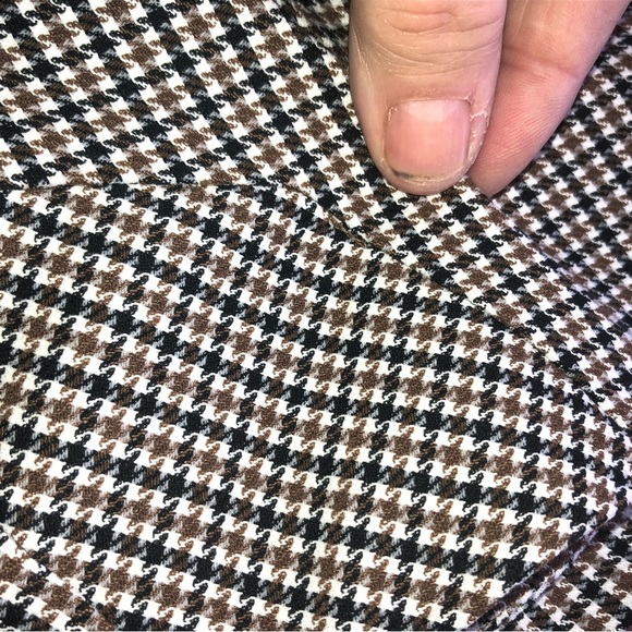 RW&CO Pencil Skirt Knee-Length brown and white- med 32” around- 22” long- used - Picture 8 of 8